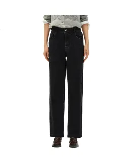 Jeans de mujer Semir Senrou primavera pantalones de pierna recta de cintura semielástica 103125124002
