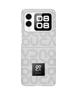 Carcasa Original HUAWEI (HUAWEI) Nova Flip, Carcasa Protectora Imprimida, Plata Estelar