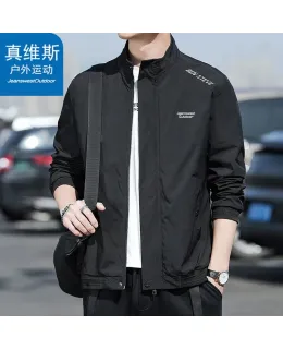Jeanswest Chaqueta Deportiva al Aire Libre para Hombre Primavera Otoño Casual de Negocios