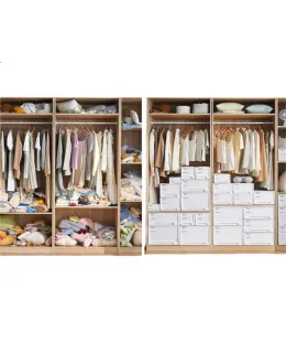 Caja de almacenamiento de ropa interior de plástico TENMA