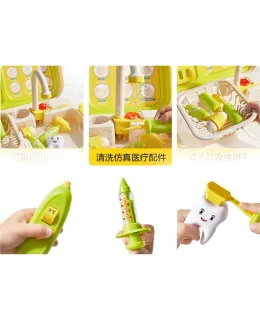 Juego de Juguetes de Médico Pretendido para Niños Babycare, Kit Médico Simulado, Práctica de Lavado de Manos, Regalo de Cumpleaños para Niñas de 3-6 años