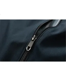 Chaqueta Pierre Cardin para Hombre, Estilo Primavera y Otoño, Chaqueta Casual para Personas de Edad Media y Mayor, Chaqueta de Colera de Béisbol para Hombre, Gris, XL