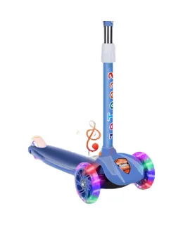 Strolex Triciclo Infantil con Luces y Altura Ajustable, para Niños y Niñas de 2-6 Años, Modelo 106 Verde