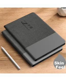 Funda para iPad Air 8/7/6 2026/25/24 Nuevo 13-pulgada iPad Pro 12.9 Funda protectora para Apple Tablet con ranura para lápiz de cuero a prueba de golpes Negra