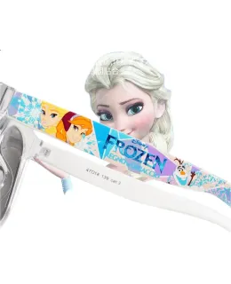 Gafas de sol infantiles de Disney para niñas, Gafas de protección UV para viajes al aire libre para niños, Gafas transparentes blancas