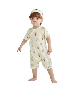 Bodysuit Infantil Wismorni de Manga Corta, Estilo de Verano Ligero, Ropa de Verano para Bebé
