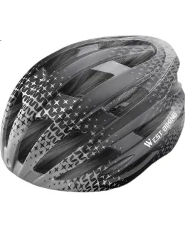 Casco de ciclismo integrado WestBiking con gafas, casco moldeado de una sola pieza, equipo de ciclismo de montaña y carretera