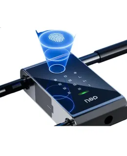 Máquina de Control de Asistencia con Cerradura de Puerta de Vidrio Deli
