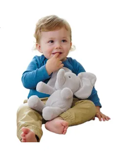 Juguete de peluche portátil manual Gund Phoebe Elefante Oculta y Busca Regalo de confort