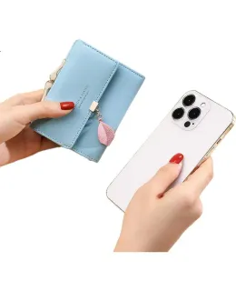 Cartera de mujer de cuero YUYULA Corta
