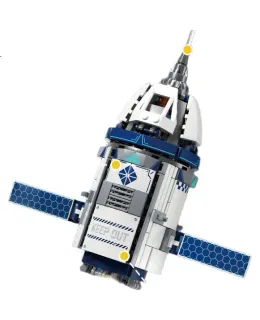 Juguetes de Construcción de Cohetes Planetarios Weiji Yuexing para Niños, Juguete Educativo de Ensamblaje, Regalo de Cumpleaños para Niños