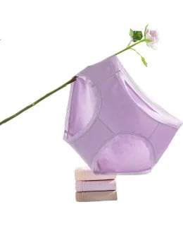 Lencería de Algodón Puro para Mujer PurCotton 3-Pack de Bikini de Tira de encaje Ligero