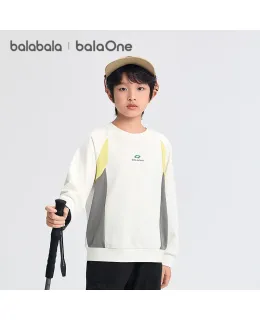 Suéter para niños BALABALA balaOne Niños 2025 Primavera Camiseta de otoño Niñas Top de moda para niños grandes 208325121202