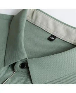 Camisa Polo Manga Larga para Hombre TUCANO Primavera Otoño Informal de Negocios Cómoda y Versátil Top de Ropa para Hombre Beige L