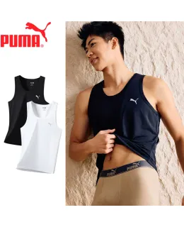 PUMA Top Sin Mangas Deportivo Transpirable para Hombre 2-Pack