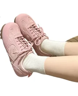 Zapatos Oficiales para Mujer Warrior 2026 Verano Zapatillas de Entrenamiento Alemanas Mujeres Zapatillas Casuales Retro Rosa Tamaño 39