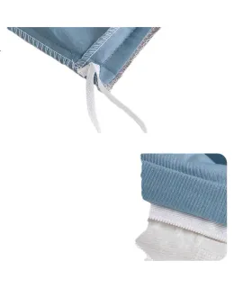 Juego de ropa de cama 100% algodón Hengyuanxiang, funda de edredón antibacteriano de una sola pieza Clase A, algodón puro, azul cielo 1.5*2m