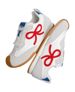 Zapatos de mujer Huili, zapatos de Forrest Gump, zapatos casuales nuevos de primavera, zapatillas de mujer WXY5251Z, blanco-gris talla 37