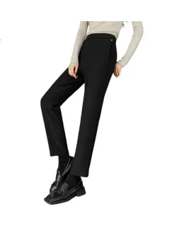 Pantalón de cintura elástica de invierno para mujer Sentubila