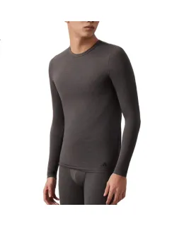 Sudadera térmica para hombre de Adidas Otoño Invierno Fina y Cálida Gris Top M