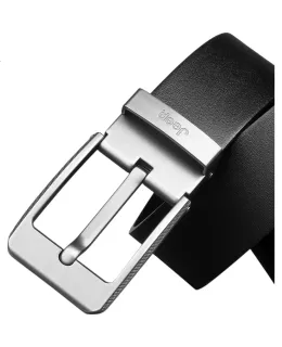 Cinturón de cuero JEEP para hombres, genuino cuero de vaca, cinturón de cintura con hebilla de pin, regalo de cumpleaños casual práctico para novio, esposo o padre
