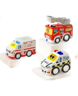 Vehículo de rescate Magic Track Car de VTech
