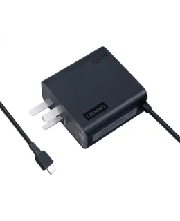 Adaptador de corriente Lenovo Original 100W, Cargador Tipo-C, Cargador para portátil, Interfaz USB-C portátil PD de carga rápida, Cable de carga para computadora ThinkPad