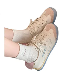 Zapatos de Entrenamiento Casual de Verano Oficiales para Mujer Feiyue Rosa Azul 38