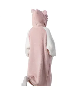 Pijamas de larga batas de felpa para mujer Skechers Otoño Invierno