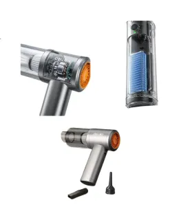 Aspiradora de mano inalámbrica [Succión sin cepillo Brushless Storm] para auto, aspiradora de mano mini portátil para interior de auto, escritorio de computadora, limpieza y eliminación de polvo
