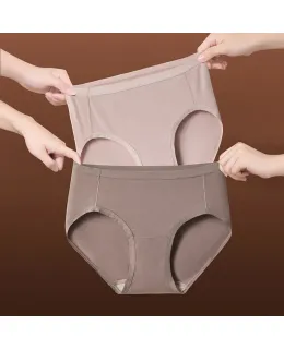 Ropas interiores de mujer PurCotton en color malva 7A antibacteriano transpirable 40s algodón fino alta elasticidad ropa interior levantador de cadera