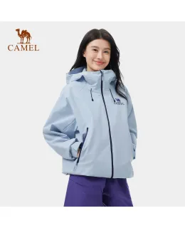 Chaqueta unisex de exterior CAMEL Softshell impermeable y a prueba del viento ligera para mujeres