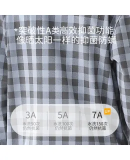 Pijamas de niños Yunxiangyi, temporada de otoño, algodón puro, antibacteriano, patrón de perro a cuadros a la moda, conjunto de ropa de cama para niños grandes, talla L