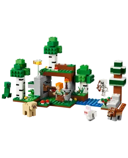 LEGO Minecraft 21593 La Primera Noche de Defensa Juguete de Niños Regalo de Cumpleaños Decoración para el Hogar