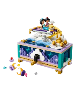 LEGO Disney 43295 Caja de Joyas de Jasmine Bloques de Construcción Juguetes para Niños Regalo de Cumpleaños Decoración para el Hogar