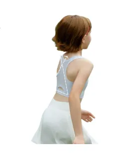 Soutien-gorge sport pour filles Like Uu, Soutien-gorge d'entraînement pour filles pour la puberté, Sous-vêtements pour enfants, Soutien-gorge style veste pour école secondaire pour jeunes filles