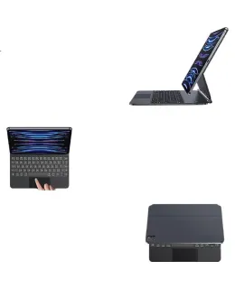 Funda para teclado SUOYING para Apple IPad Air 7/6 Tablet, Funda protectora para IPad de 11/10.9 pulgadas, Funda protectora magnética integrada Bluetooth 2025 con clip doble cara flotante y control táctil