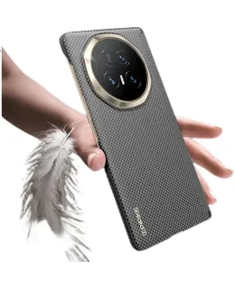 Protector de pantalla frontal PIPIKE Keli [Primero en crear pantallas de cobertura completa superior e inferior] para Honor Magic V5, funda para teléfono Kevlar para Honor V5, funda trasera única ultra delgada a prueba de golpes en negro medio