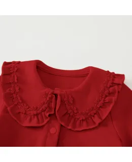 VOONLIE Ropa de Bebé Primavera Romper de Niña Princesa Full Moon para el Primer Cumpleaños de 100 Días