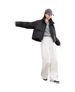 Cabaña Invierno Aislada de Plumón 90% Suave y Ajustable para Mujeres Pequeñas