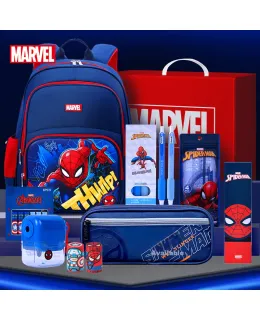 Mochila Disney para Escuela Primaria Niños Grados 1-3 Set de Papelería Escolar Regalo