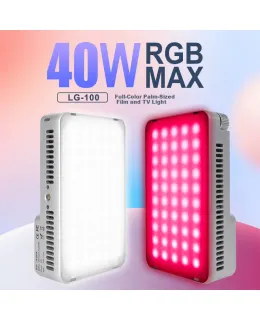 Luz de relleno de bolsillo RGB para fotografía Monster COB Video Light para transmisión en vivo Iluminación de retrato al aire libre Luz suave portátil de estudio de doble temperatura de color