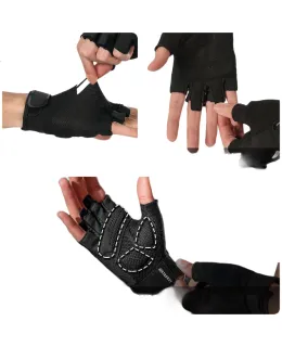 Guantes de gimnasio antideslizantes para entrenamiento de fitness y ciclismo para hombres Adidas