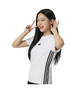 Adidas Mujeres Serie Estilo Deportivo W 3S SJ T Manga Corta T-Shirt JD0844 Blanco L