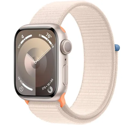 Apple Watch Series 9 GPS 45mm Carcasa de Aluminio Estrella con Correa Deportiva Estrella