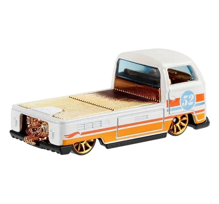 Hot Wheels Volkswagen T2 Pickup 6/6 Serie Perla Cromo 52o Aniversario GJW54 VW Mattel