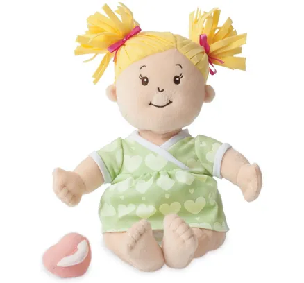 Muñeca Bebé Stella Rubia Suave de Manhattan Toy para Bebés de 1 Año y Más, 15"