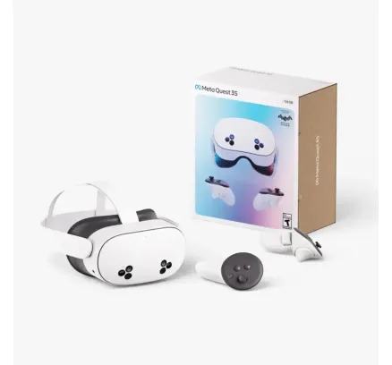 Meta Quest 3S 256GB — Obtenga Batman: Arkham Shadow y una prueba de 3 meses de Meta Quest+ Incluido — Auriculares Todo en Uno - Blanco