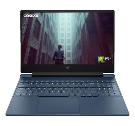 HP Victus 15-FA0033DX Gaming Laptop, Intel Core i5-12450H, 8GB RAM, 512GB SSD, NVIDIA GeForce RTX 3050 4GB, 15.6" FHD 144Hz, Windows 11, Blue (9T9R8UA#ABA) BRAND NEW