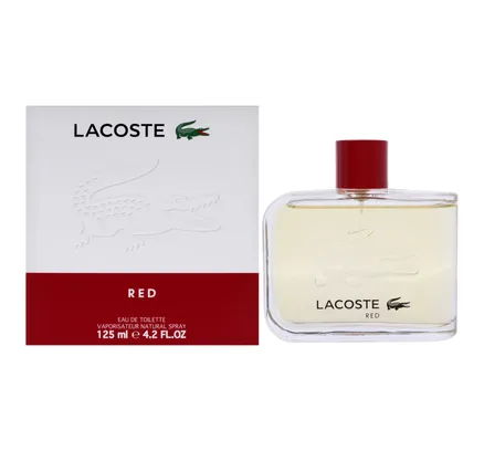 Lacoste Rojo por Lacoste para Hombre - 4.2 oz Eau de Toilette